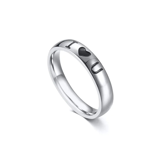 Stainless Steel love ring