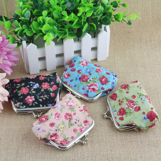 Mini Fabric Coin Purse for Women and Kids