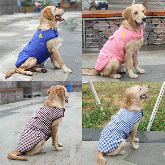 Warm Waterproof Dog Jacket for Small to Large Dogs