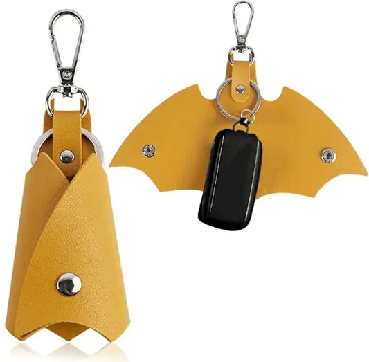 PU Leather Bat Keychain