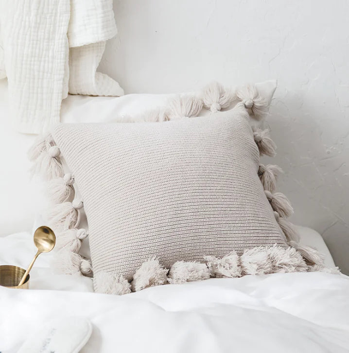 Knitted Lantern Ball Pillow Covers