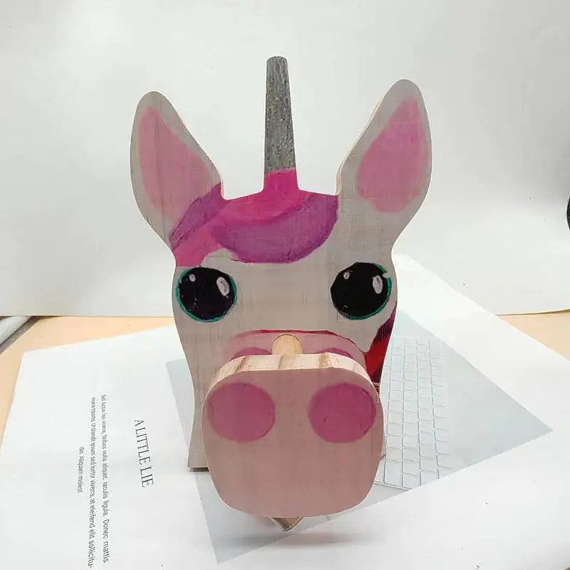 Creative Wooden Animal Eyewear Display Stand