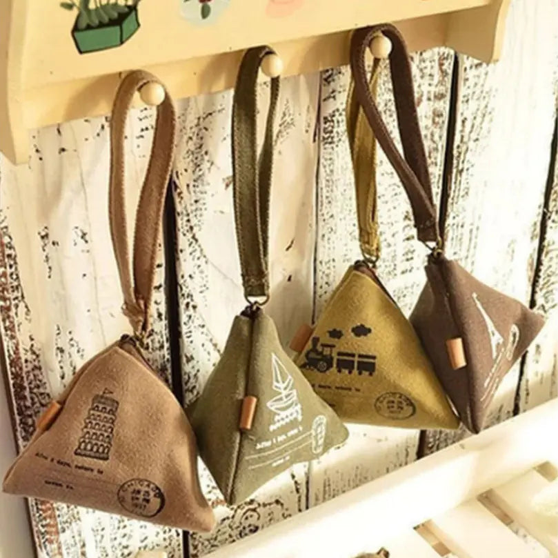 Cute Creative Canvas Coin Purse