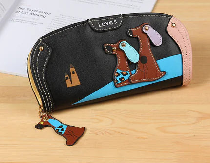 Cute dog wallet