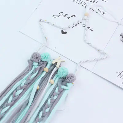 Star String Lights Fabric Banner for Home Decor