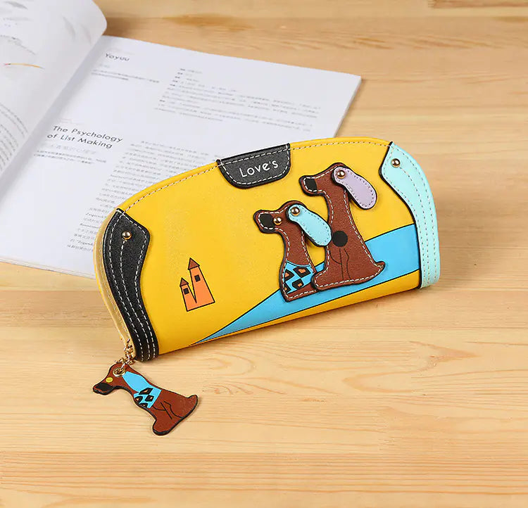 Cute dog wallet