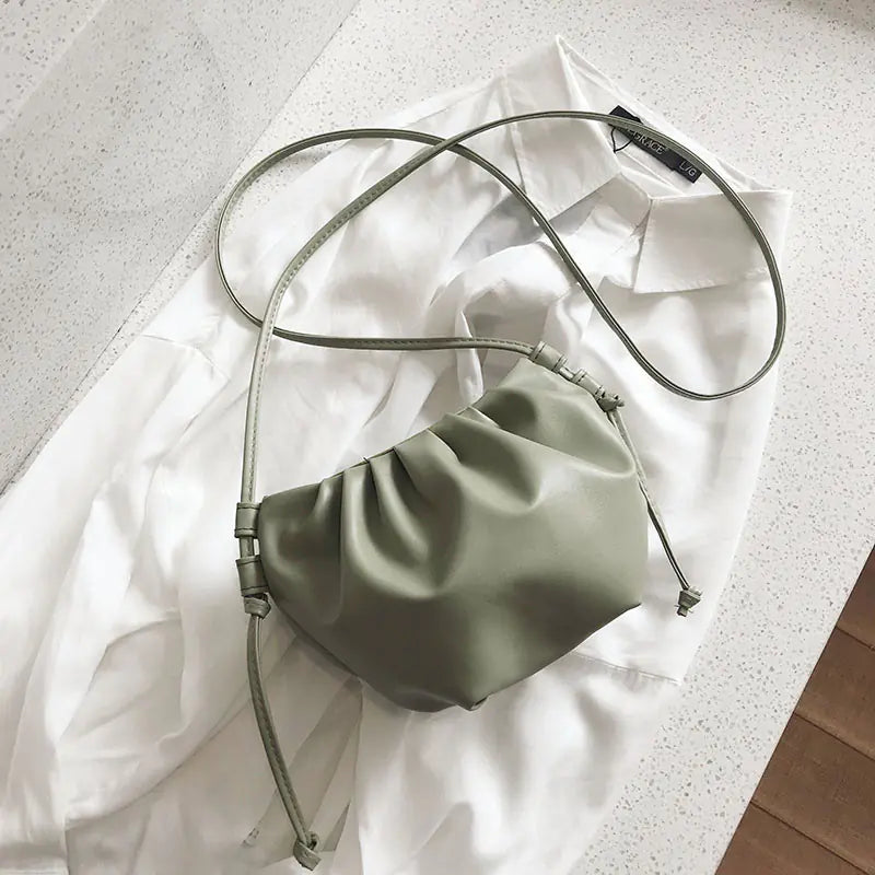 Pleated Shoulder Bag (Mini)