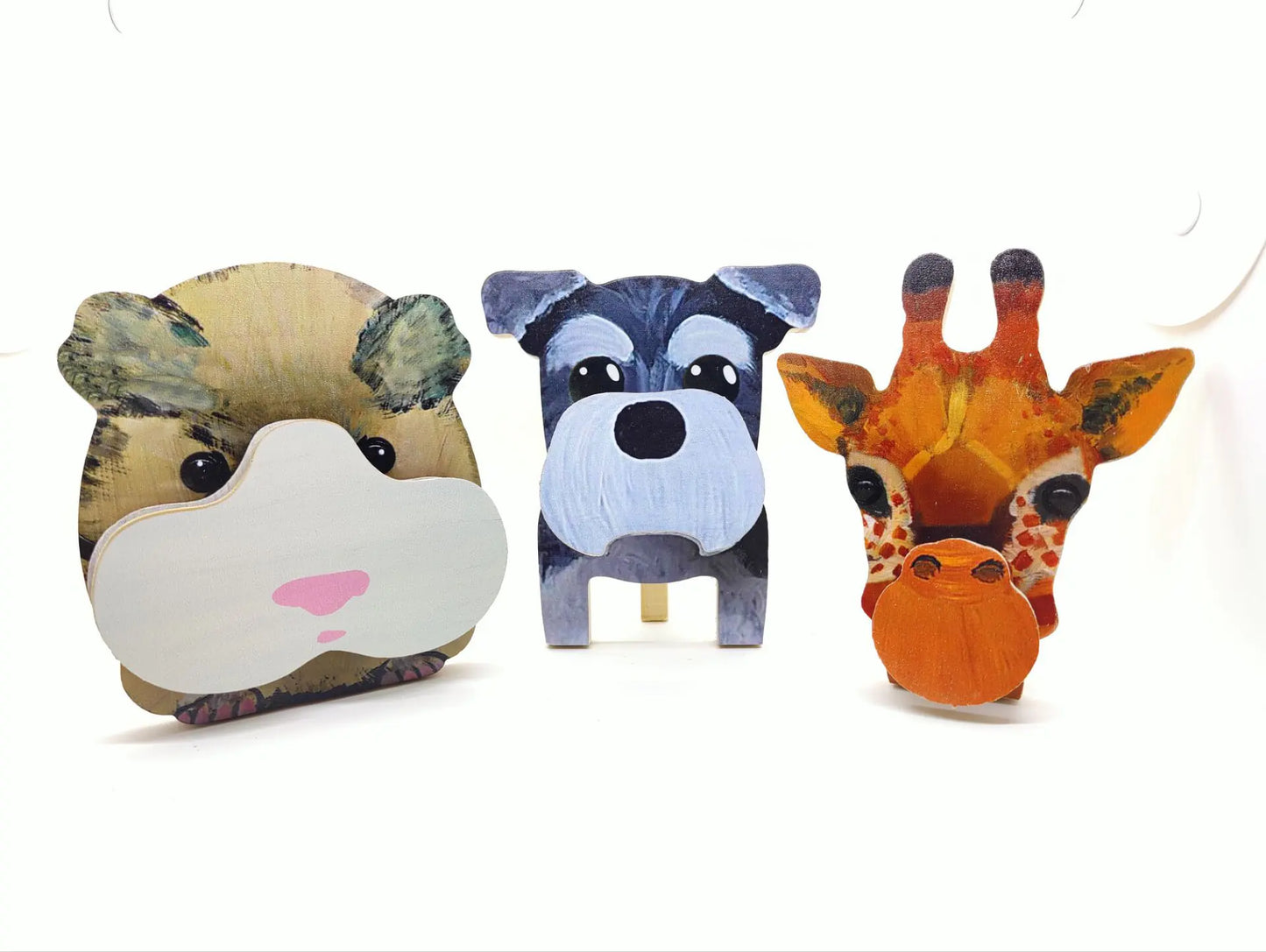 Creative Wooden Animal Eyewear Display Stand