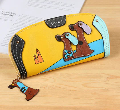 Cute dog wallet