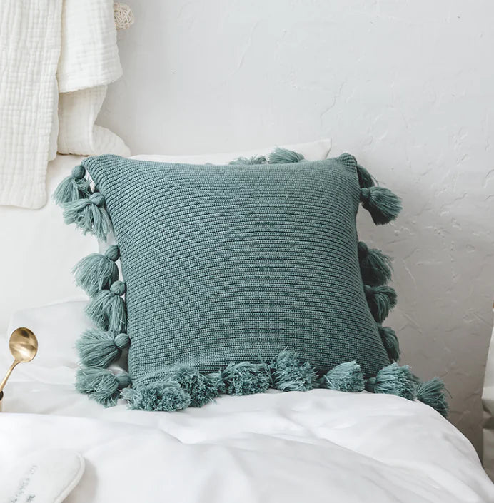 Knitted Lantern Ball Pillow Covers